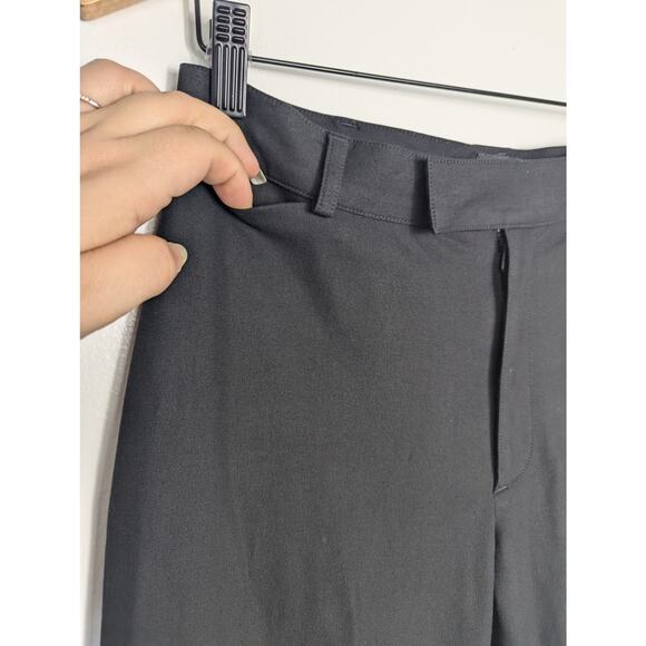 A.P.C Women's Black Straight Leg Cotton Dress Pants - Picture 2 of 8